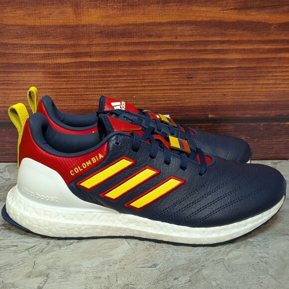 Adidas UltraBoost DNA Copa World Cup Men 7.5 Colombia Navy Running Shoes GW7271 - Picture 1 of 9